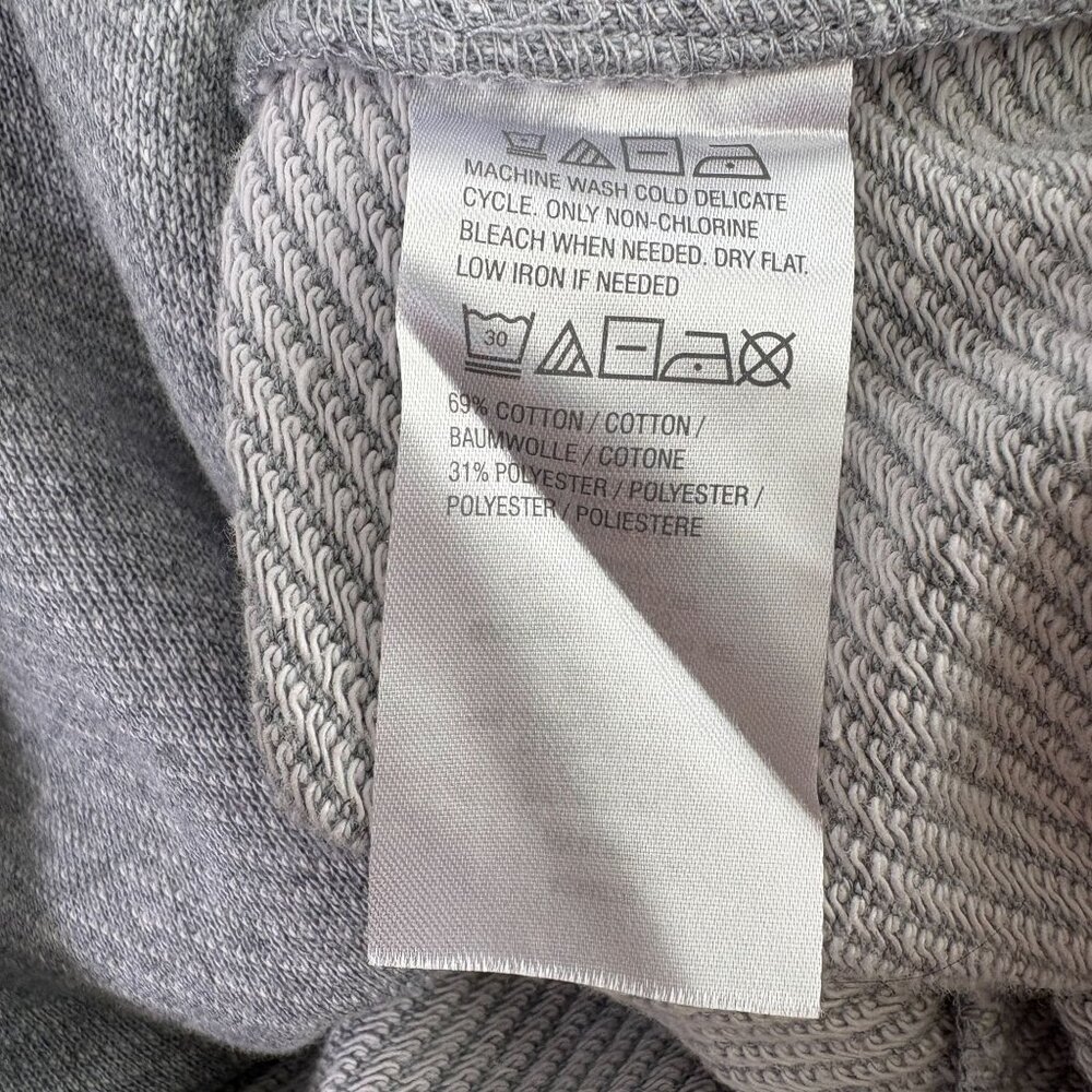 Susan Graver Weekend Heathered Twill Terry Blazer Size XL Gray Pockets A634075 - Picture 6 of 12